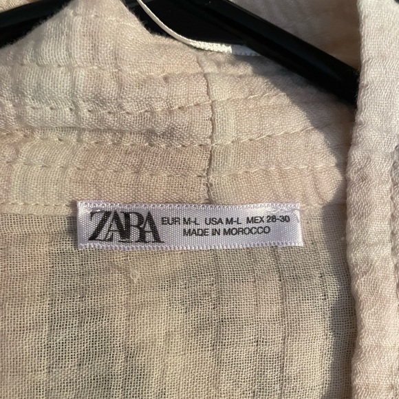Zara Cream Textured cardigan - Picture 2 of 2